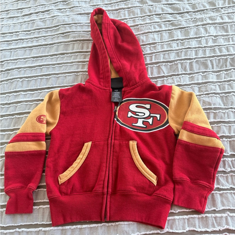 NFL Team Apparel Kids Red Jacket